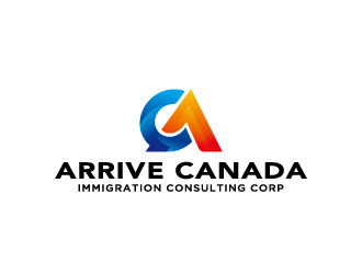 周金进的ARRIVE CANADA IMMIGRATION CONSULTING CORP.logo设计