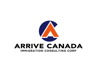 周金进的ARRIVE CANADA IMMIGRATION CONSULTING CORP.logo设计