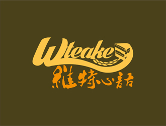 张顺江的维特心语 wtcakelogo设计