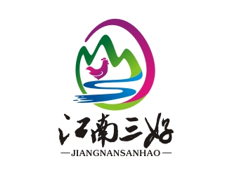 曾翼的江南三好logo设计