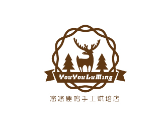 刘祥庆的幽幽鹿鸣logo设计