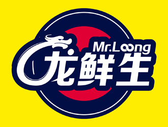 赵鹏 v的龙鲜生mr.loonglogo设计