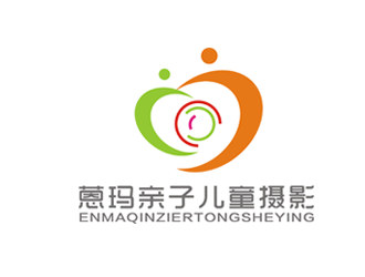 杨占斌的蒽玛亲子儿童摄影logo设计