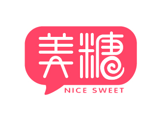 张阳的美糖APP字体文字logo设计logo设计