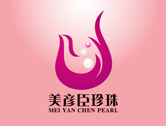 谭家强的美彦臣珍珠logo设计