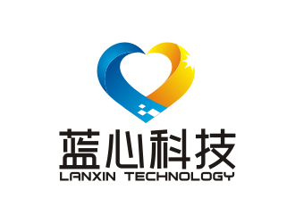 佛山市蓝心科技有限公司logo设计