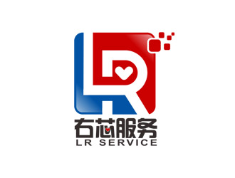 郭庆忠的右芯服务logo设计