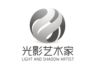 谭家强的光影艺术家影视平台logo设计