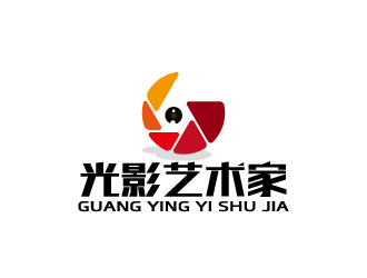 周金进的光影艺术家影视平台logo设计