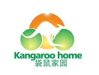 刘彩云的袋鼠家园 Kangaroo homelogo设计
