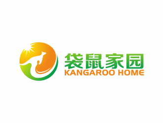 何嘉健的袋鼠家园 Kangaroo homelogo设计