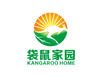陈今朝的袋鼠家园 Kangaroo homelogo设计
