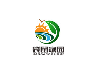 郭庆忠的袋鼠家园 Kangaroo homelogo设计