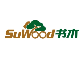 曾翼的SuWood 书木 家具设计软件公司logologo设计
