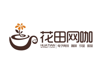 花田网咖logo设计