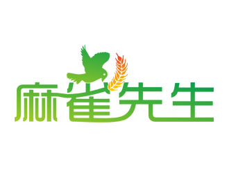 刘彩云的麻雀先生logo设计