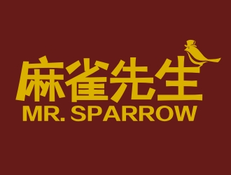 麻雀先生logo设计