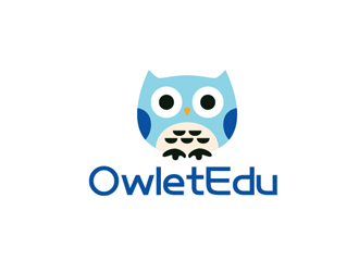 秦晓东的OwletEdu 卡通猫头鹰logo设计