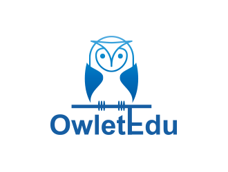 黄安悦的OwletEdu 卡通猫头鹰logo设计