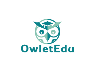 周金进的OwletEdu 卡通猫头鹰logo设计