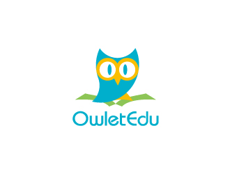 张晓明的OwletEdu 卡通猫头鹰logo设计