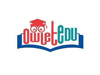 盛铭的OwletEdu 卡通猫头鹰logo设计