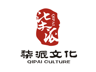 谭家强的上海柒派文化传播有限公司（ SHANGHAI QIPAI CULTURE COMMUNICATIONlogo设计