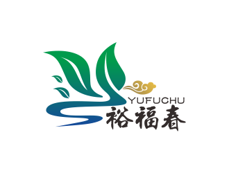 林思源的裕福春 茶叶logo设计