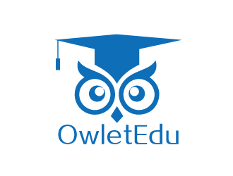 陆达活的OwletEdu 卡通猫头鹰logo设计