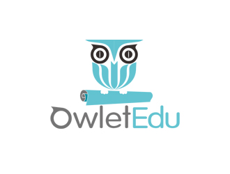 周国强的OwletEdu 卡通猫头鹰logo设计
