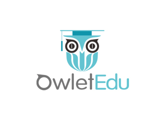周国强的OwletEdu 卡通猫头鹰logo设计