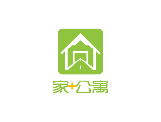 家+公寓LOGO设计 - LOGO123