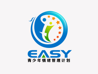 余亮亮的EASY 青少年情绪管理计划logo设计