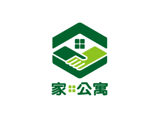 家+公寓LOGO设计 - LOGO123