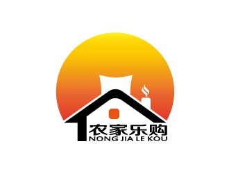 陆达活的农家乐购logo设计