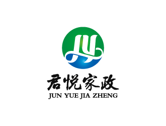 杨勇的君悦家政logo设计