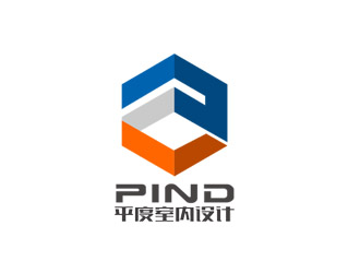 郭庆忠的PIND 平度室内装修设计公司(简称平度室内设计,平度设计）logo设计
