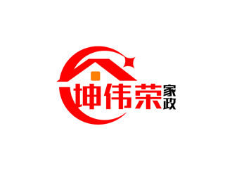 秦晓东的昆明坤伟荣家政服务有限公司logo设计