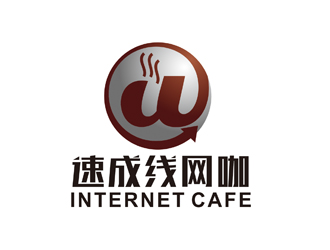 陈今朝的速成线网咖logo设计