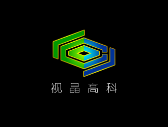 张发国的视晶高科  JFC英文logo设计