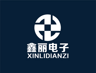 陈今朝的鑫丽电子科技（上海）有限公司logo设计