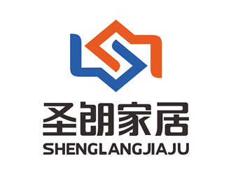 唐国强的圣朗家居logo设计