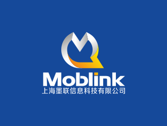 何嘉健的Moblink  上海墨联信息科技有限公司logo设计