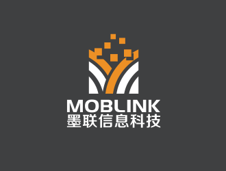 黄安悦的Moblink  上海墨联信息科技有限公司logo设计
