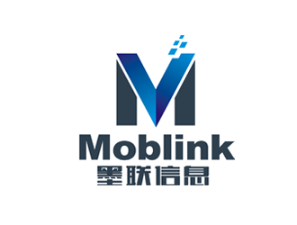 杨占斌的Moblink  上海墨联信息科技有限公司logo设计