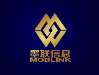 余亮亮的Moblink  上海墨联信息科技有限公司logo设计