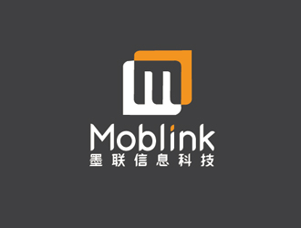 秦晓东的Moblink  上海墨联信息科技有限公司logo设计