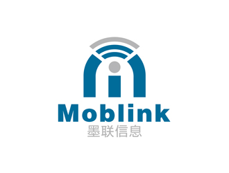 陈今朝的Moblink  上海墨联信息科技有限公司logo设计