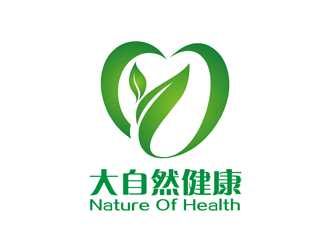 谭家强的大自然健康logo设计