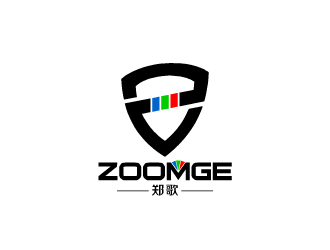 张发国的中文：郑歌，字母：ZOOMGElogo设计